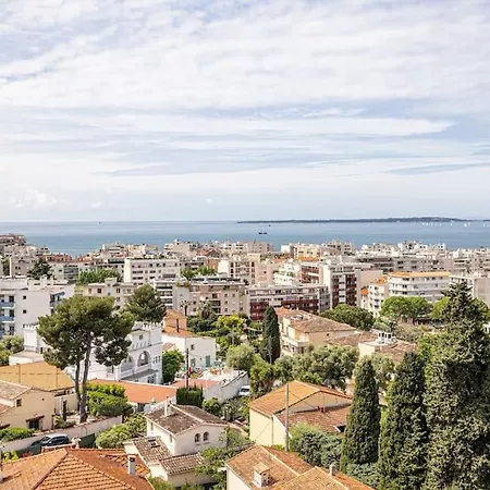 Elegant 2 Bed With Pool In Juan Les Pins Lägenhet