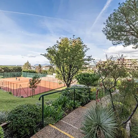 Lägenhet Elegant 2 Bed With Pool In Juan Les Pins *
