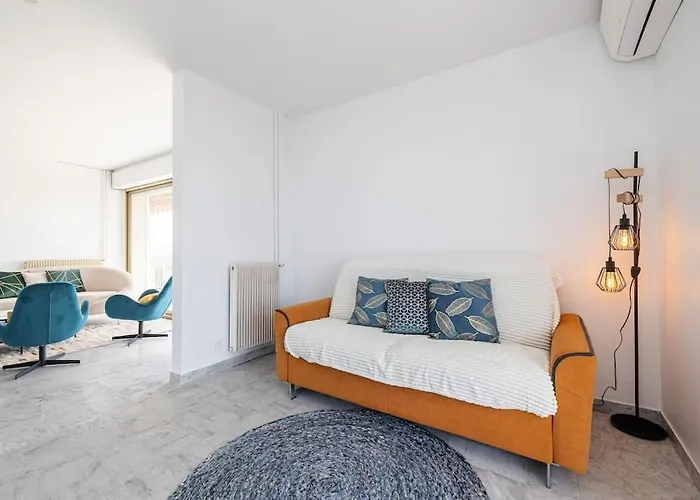 Lägenhet Elegant 2 Bed With Pool In Juan Les Pins Antibes