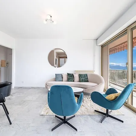 Appartement Elegant 2 Bed With Pool In Juan Les Pins Antibes