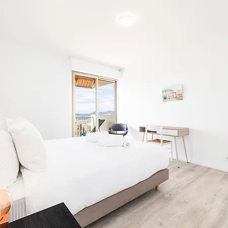 Elegant 2 Bed With Pool In Juan Les Pins Apartament *