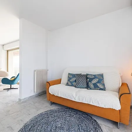 Apartament Elegant 2 Bed With Pool In Juan Les Pins Antibes